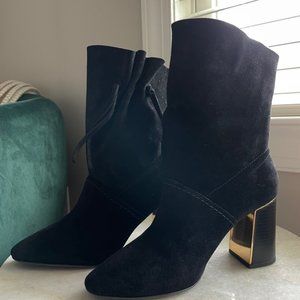 Tory Burch Black Suede Boots